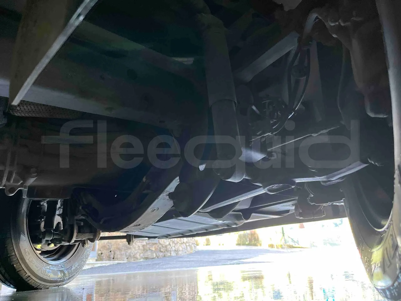 Iveco Daily - engine without protection