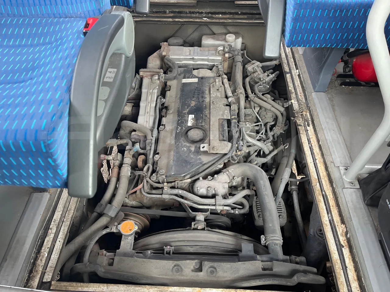 Isuzu Turquoise - rear hatch open