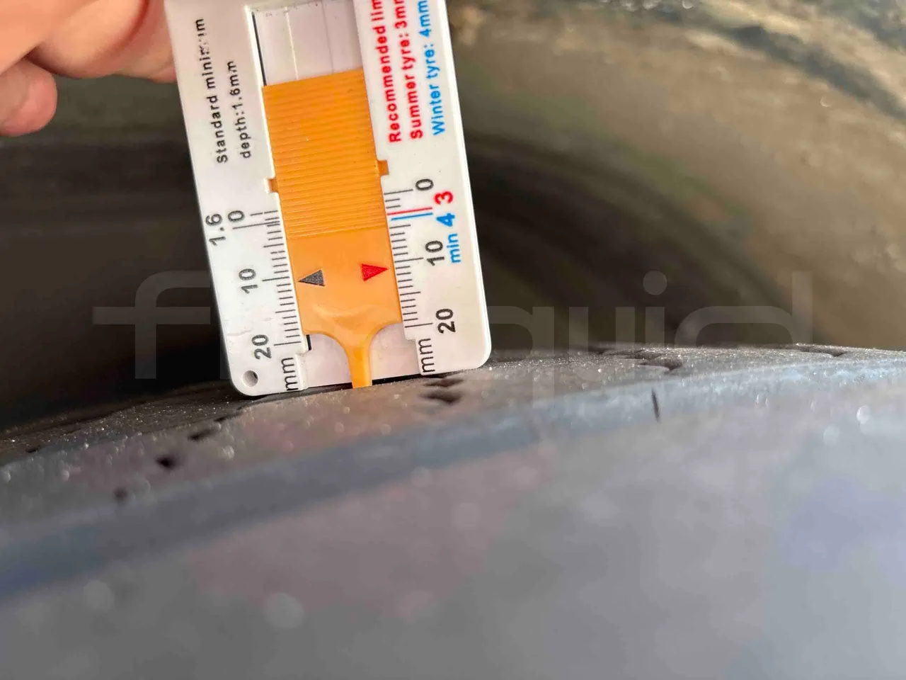 Temsa Safari RD - Second Axle Left Side: Tyre Tread