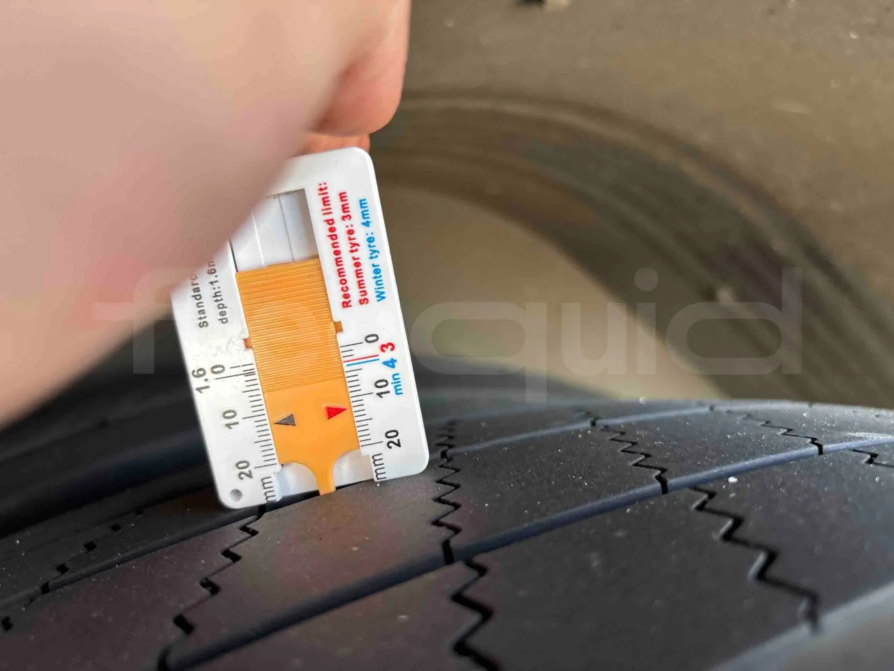 Temsa Safari RD - Second Axle Right Side: Tyre Tread