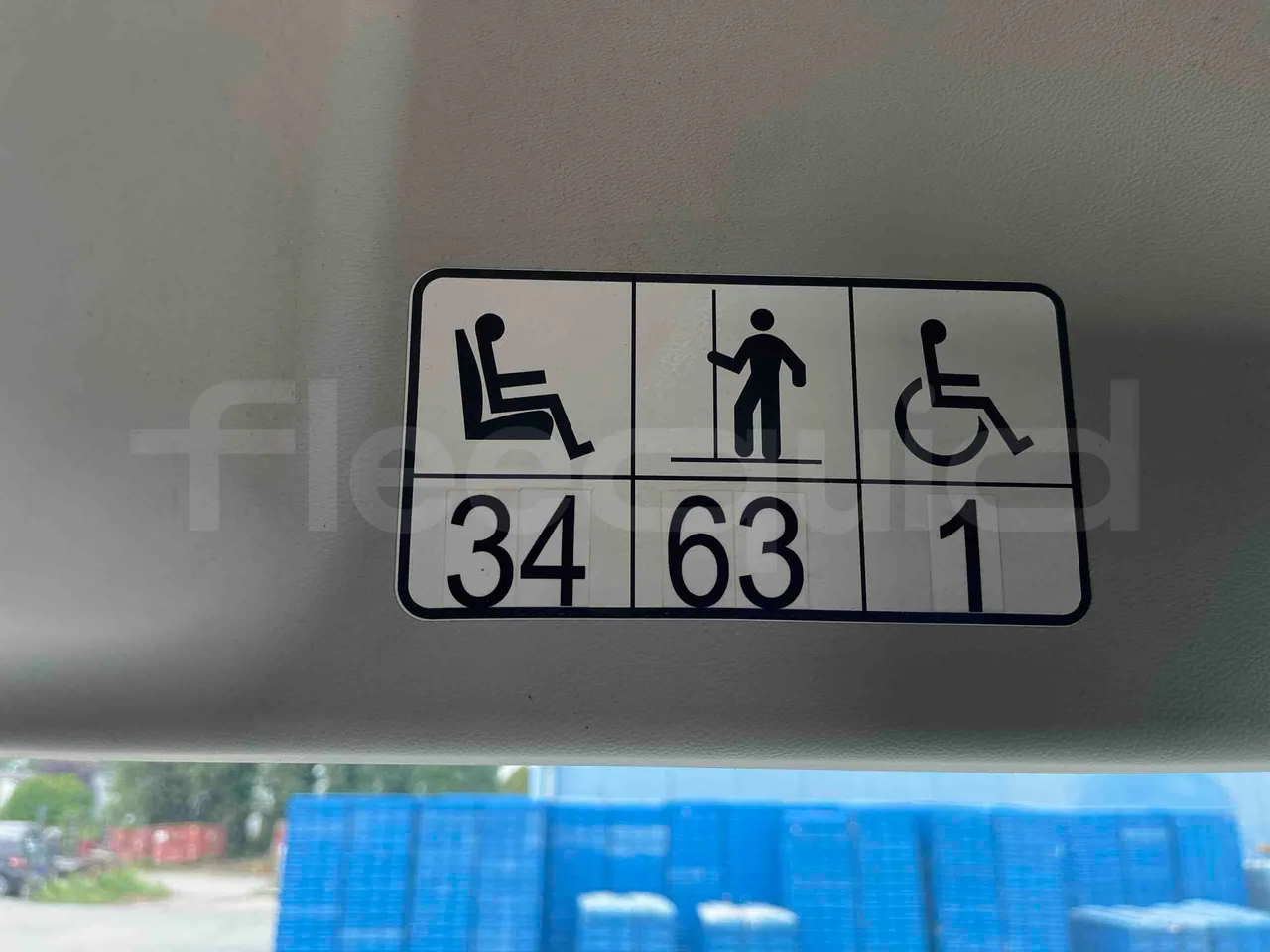 Mercedes-Benz Citaro - seat plate photo