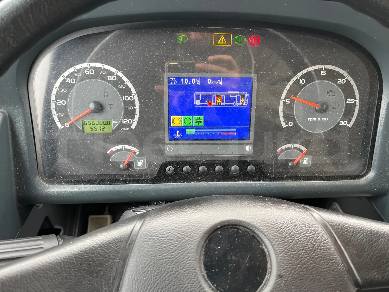 Vdl Citea LLE-120/255 405E1 - Euro6 - 182kW - 11.980mt - dashboard lights on