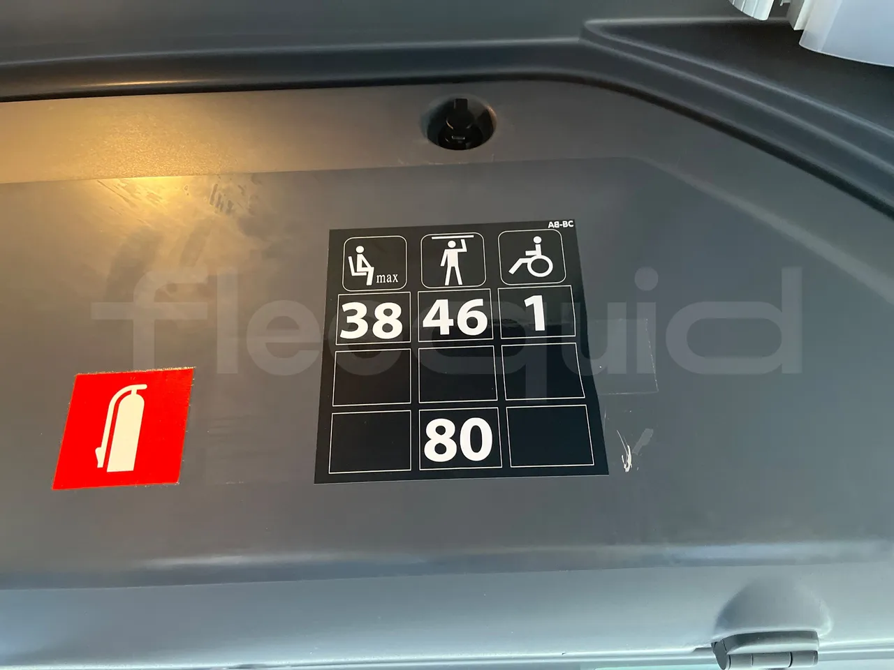 Vdl Citea LLE-120/255 405E1 - Euro6 - 182kW - 11.980mt - seat plate photo