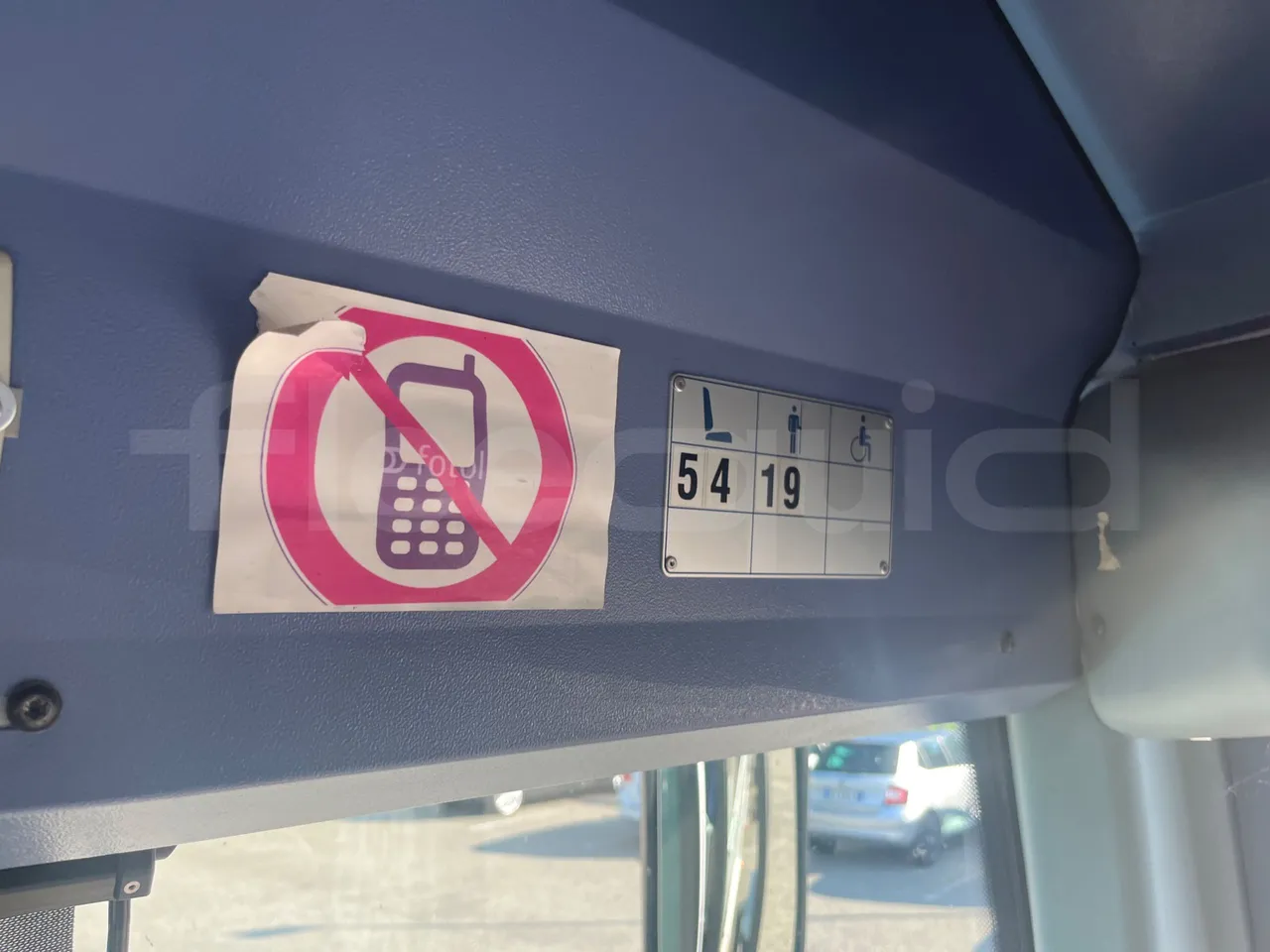 Irisbus Arway SFR160/ Euro 5 - 280Kw - 11,990 Mt - seat plate photo