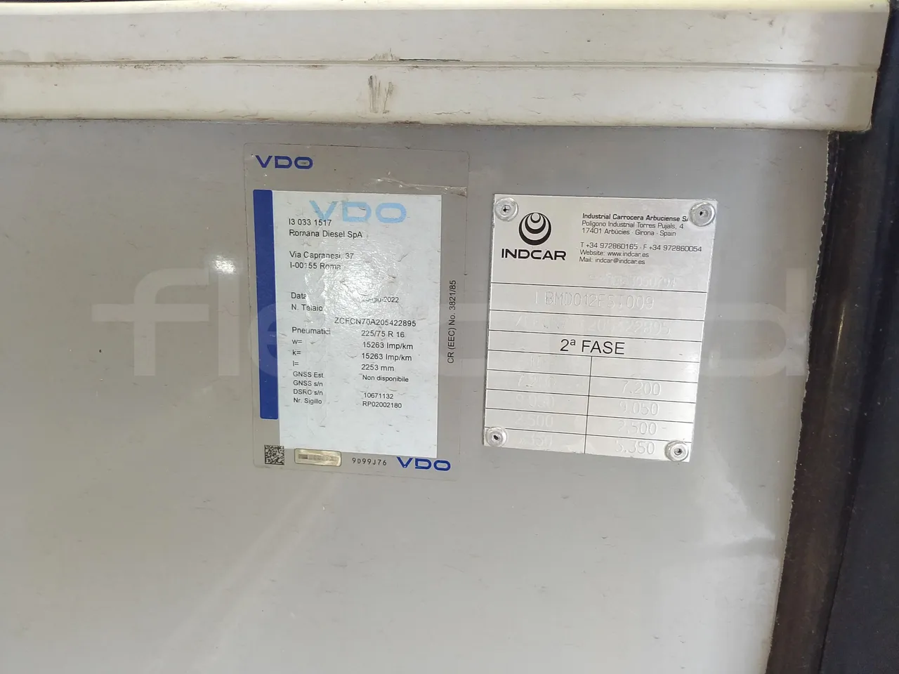 Iveco Indcar WGIVMY11 MOBI SCUOLABUS - EUR6 - 100Kw - 8,592m - vehicle plate photo