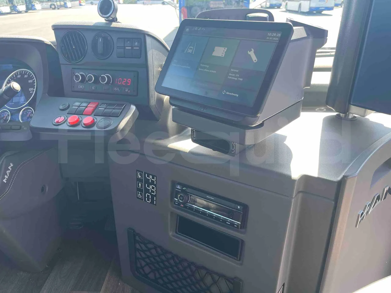 Man Lion's Intercity - onboard devices 1