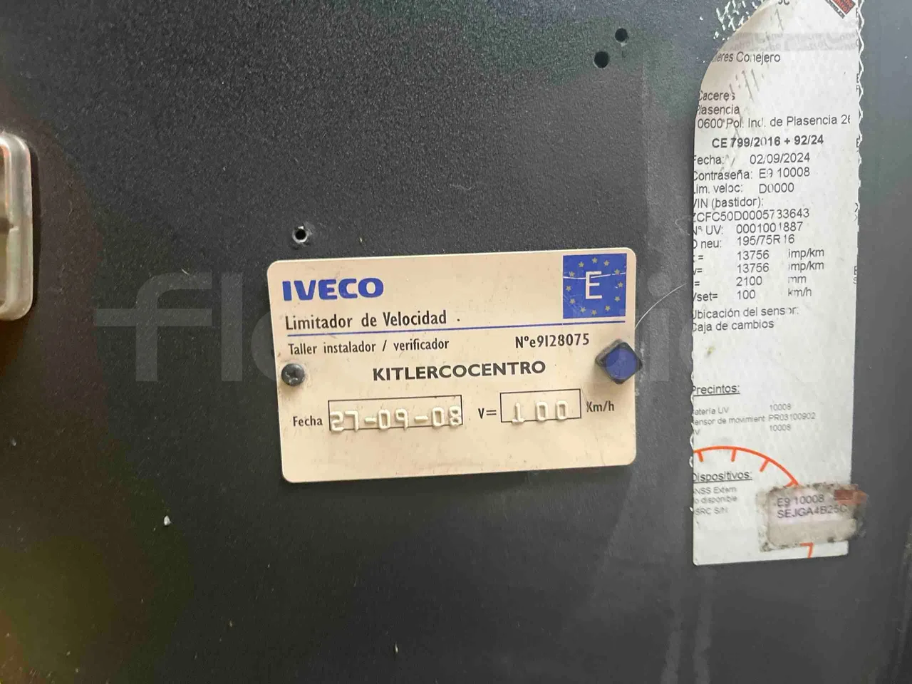 Iveco Daily A50C18 - Euro4  -  130kW - 7.200mt - onboard devices 3