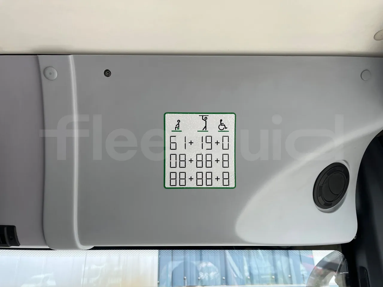 Iveco Crossway CBCWE3-00 - Euro 6 - 265 Kw - 12.962mt - seat plate photo