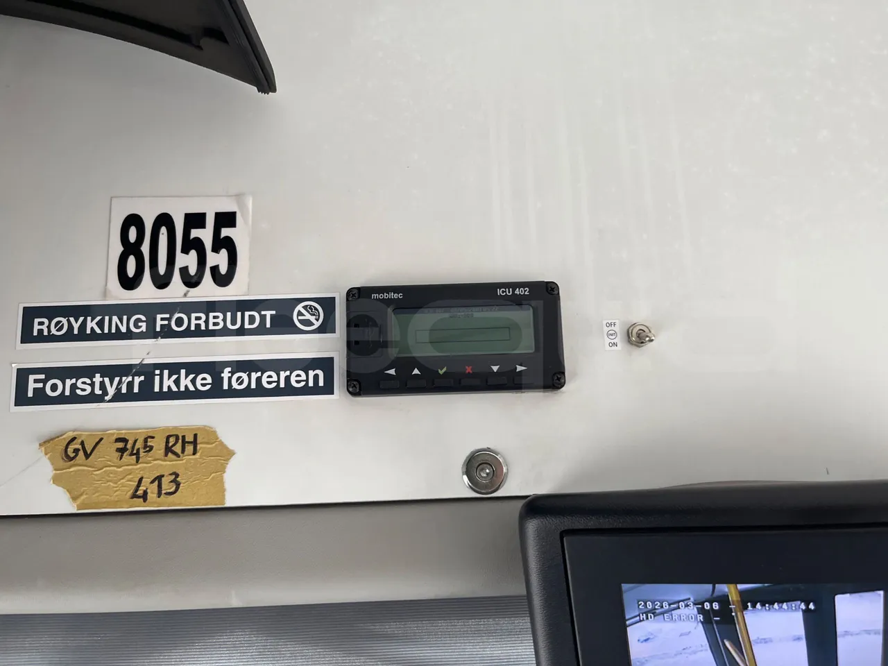 Solaris Urbino 12 - Euro6 - 240kW - 12mt - command unit indicators