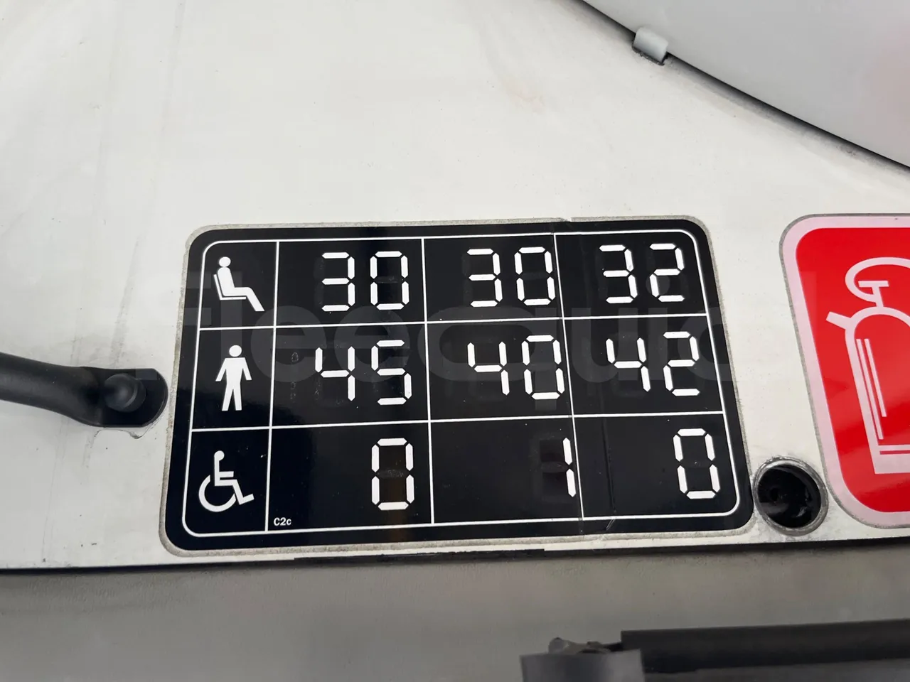 Solaris Urbino 12 - Euro6 - 240kW - 12mt - seat plate photo