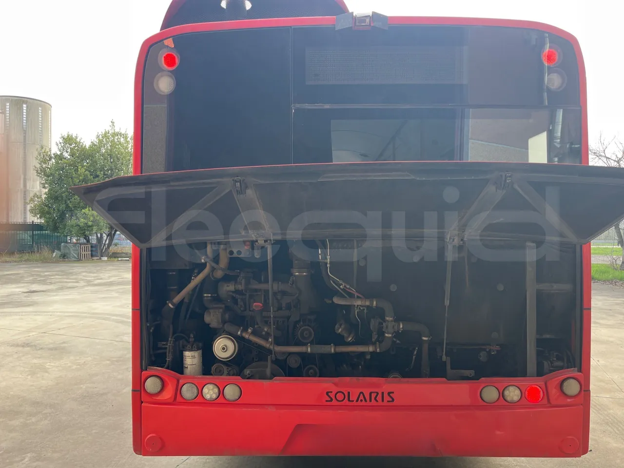 Solaris Urbino 12 - Euro6 - 240kW - 12mt - rear hatch open