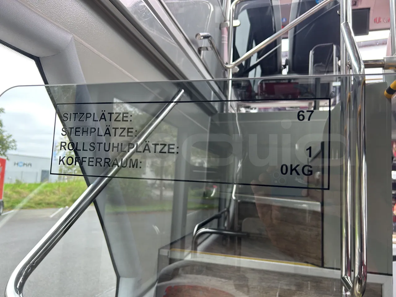 Volvo Unvi - Seats Plate