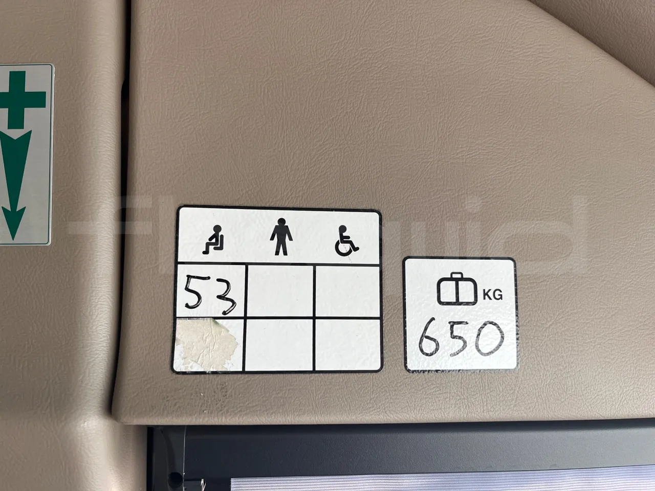 Iveco Magelys SFR2XX QC E8CN - Euro6 - 294Kw - 12,830mt - seat plate photo