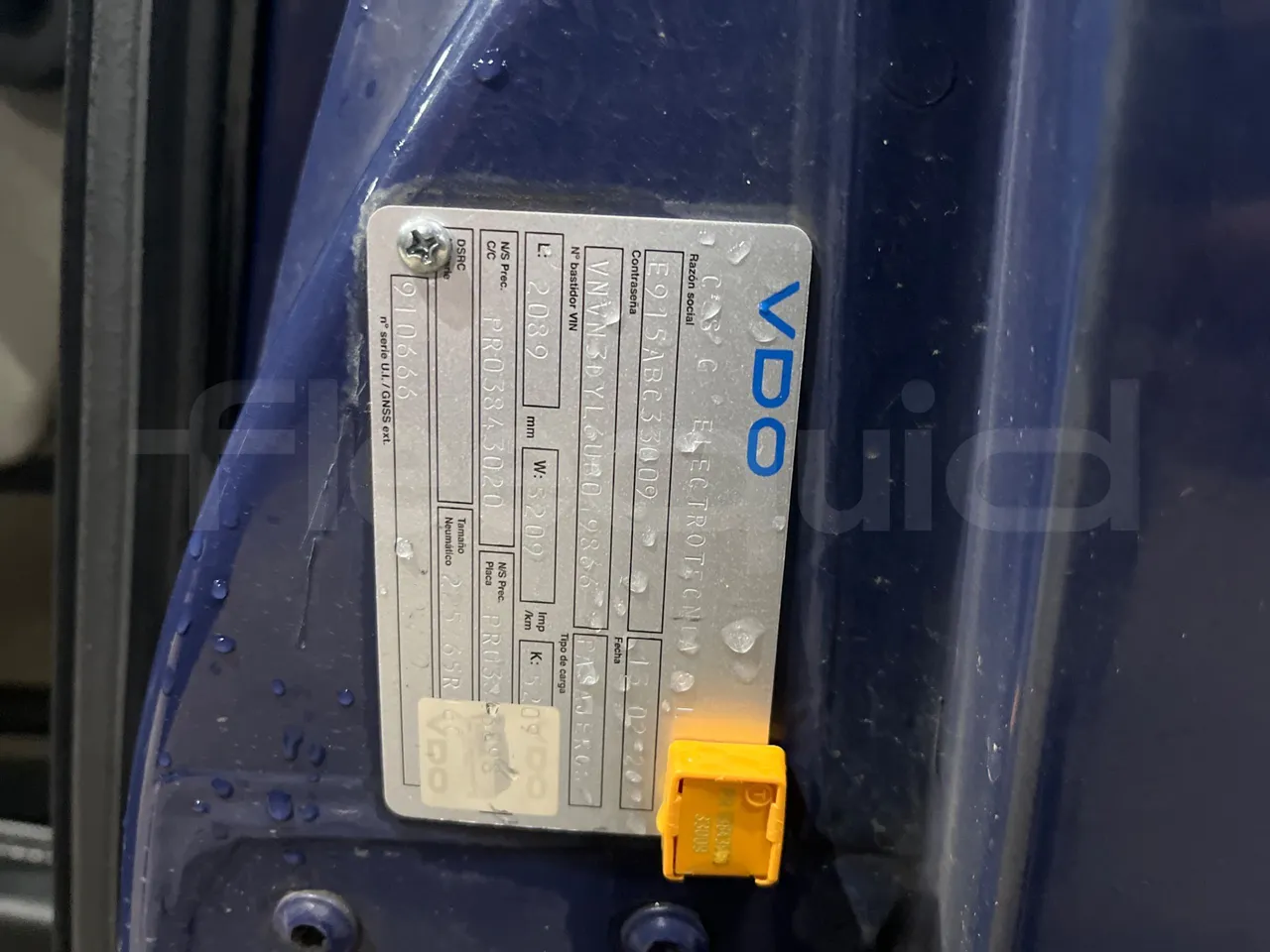 Nissan Interstar   X70B3B - Euro4 - 107kW - 5.899mt - onboard devices 3