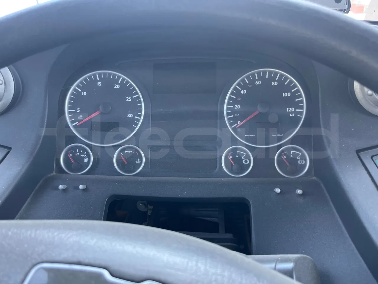 Man Lion's Classic A78 - dashboard lights on