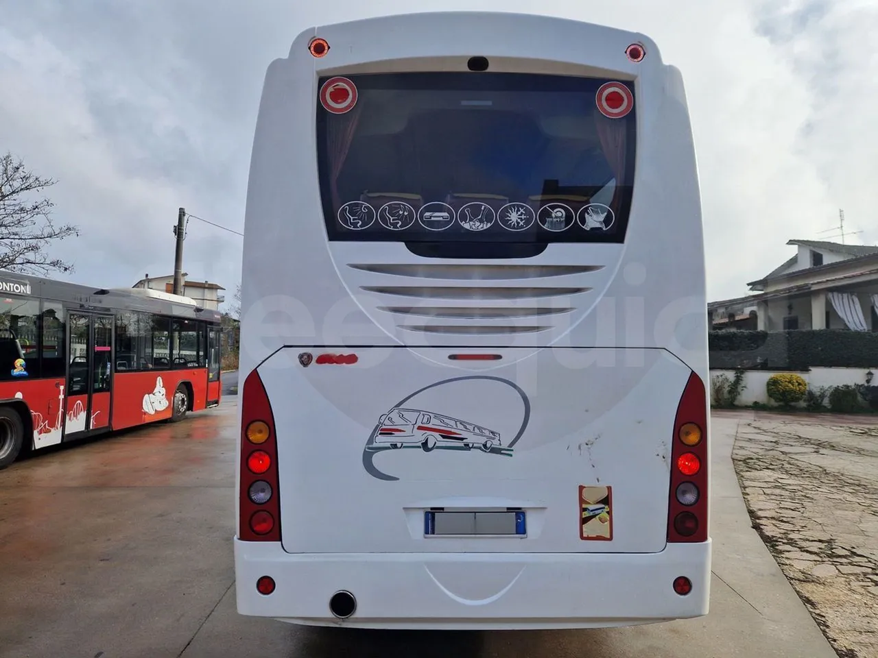 Irizar Scania K380EB - EUR4 - 279kW - 12m - rear hatch closed