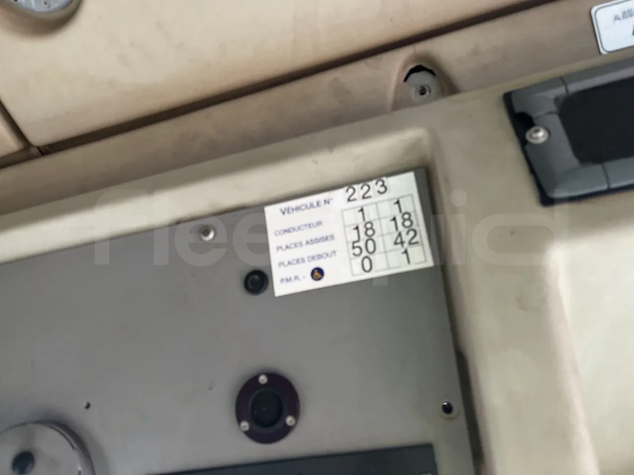 Iveco Heuliez Gx117 - Seats Plate
