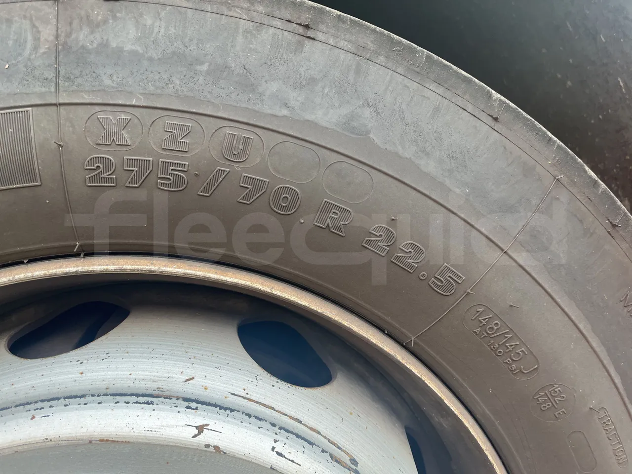 Iveco Heuliez Gx117 - First Axle Left Side: Tyre Size