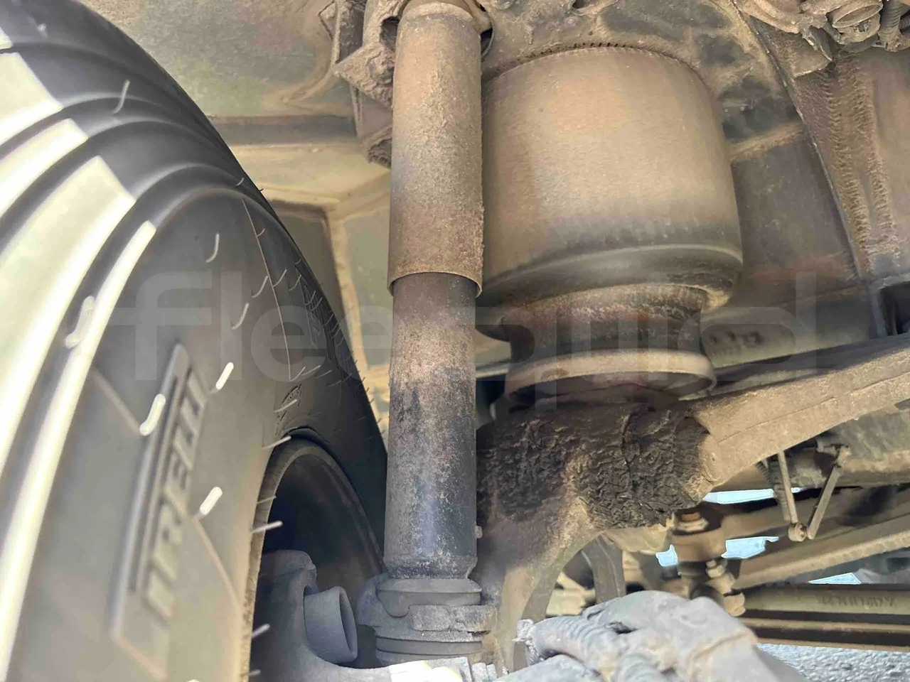 Setra S515 - front shock absorbers right