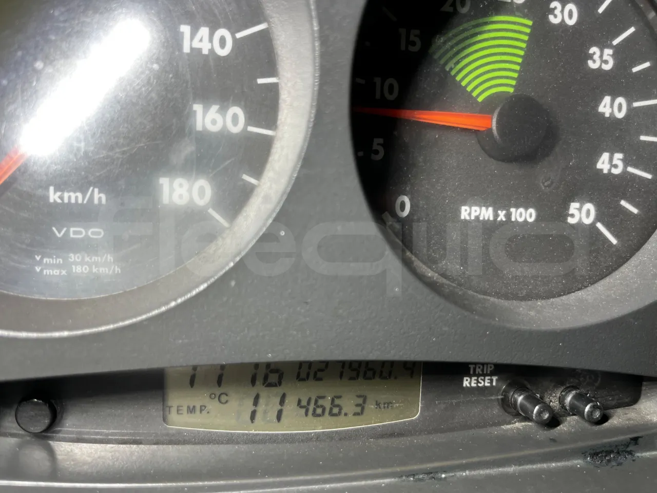 Iveco Daily A50C - Euro3 - 107kW - 6.948mt - dashboard lights on
