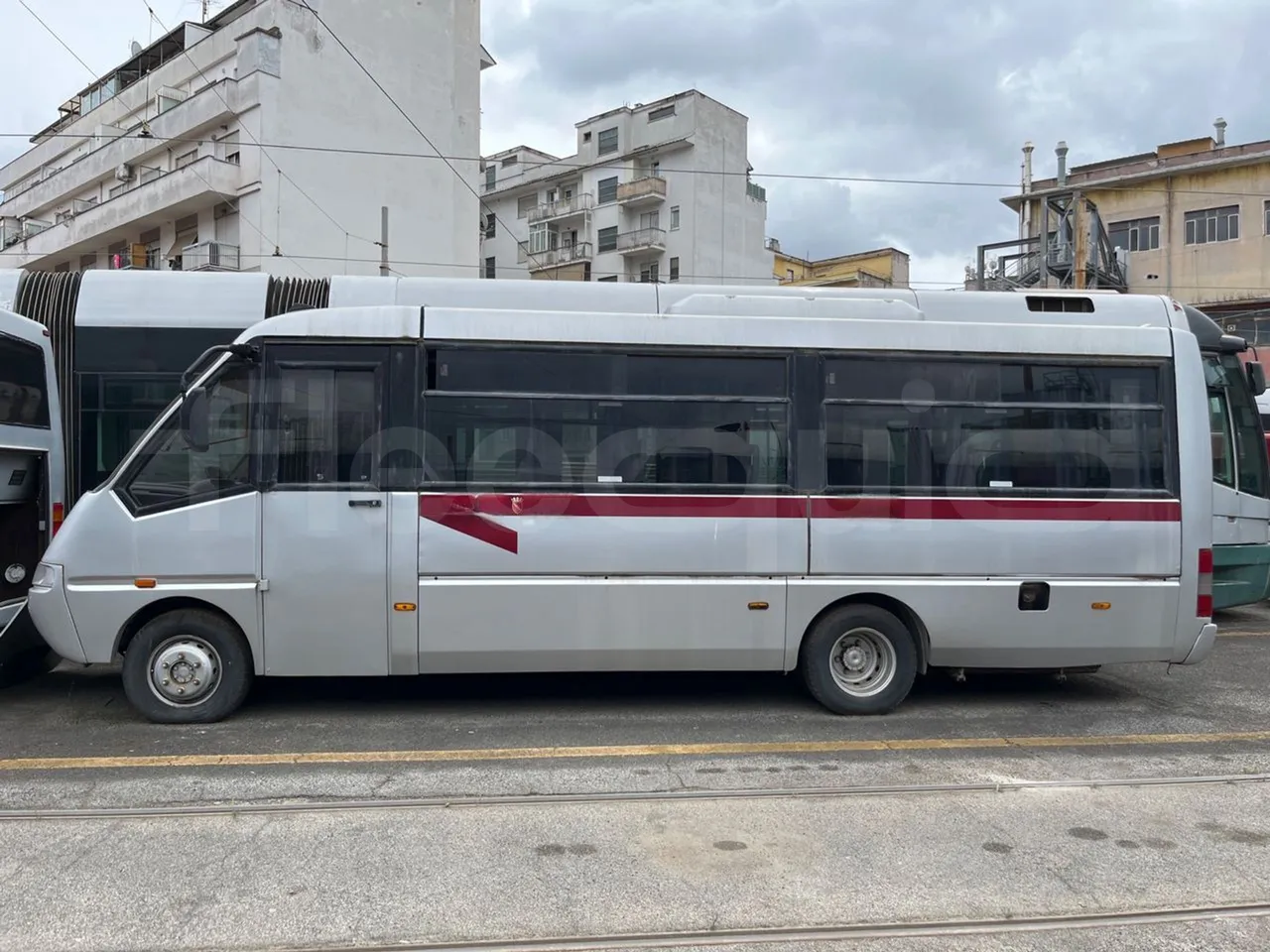 Iveco Cacciamali 59E12 THESI - Euro2 - 3/4 front left (mandatory for bus to scrap)