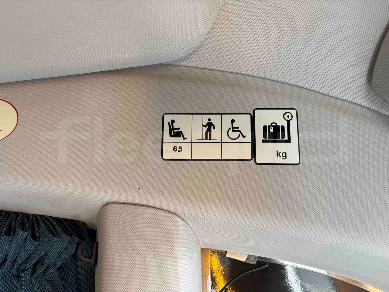 Irizar Volvo - seat plate photo
