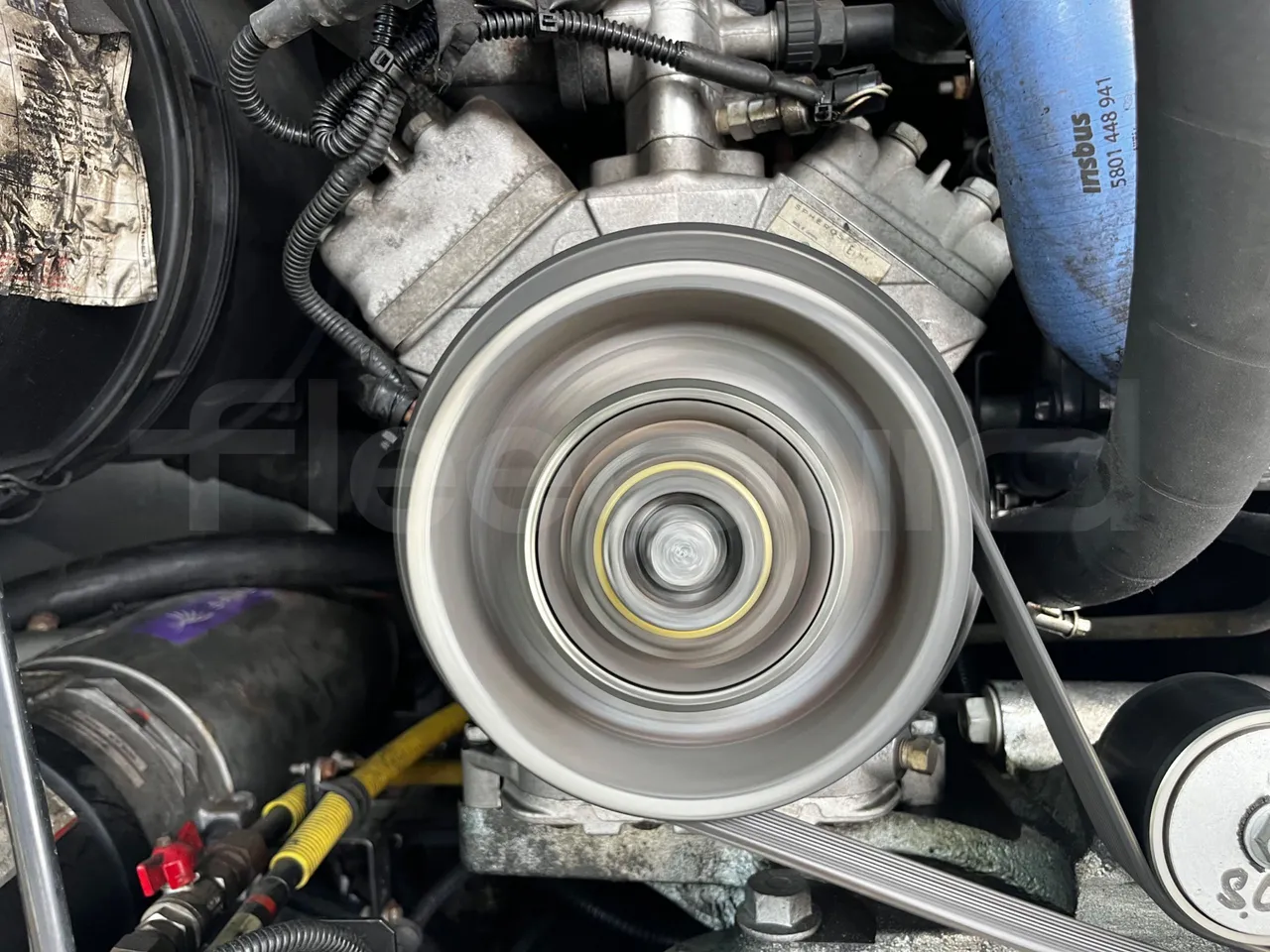 Iveco Magelys - air conditioning compressor