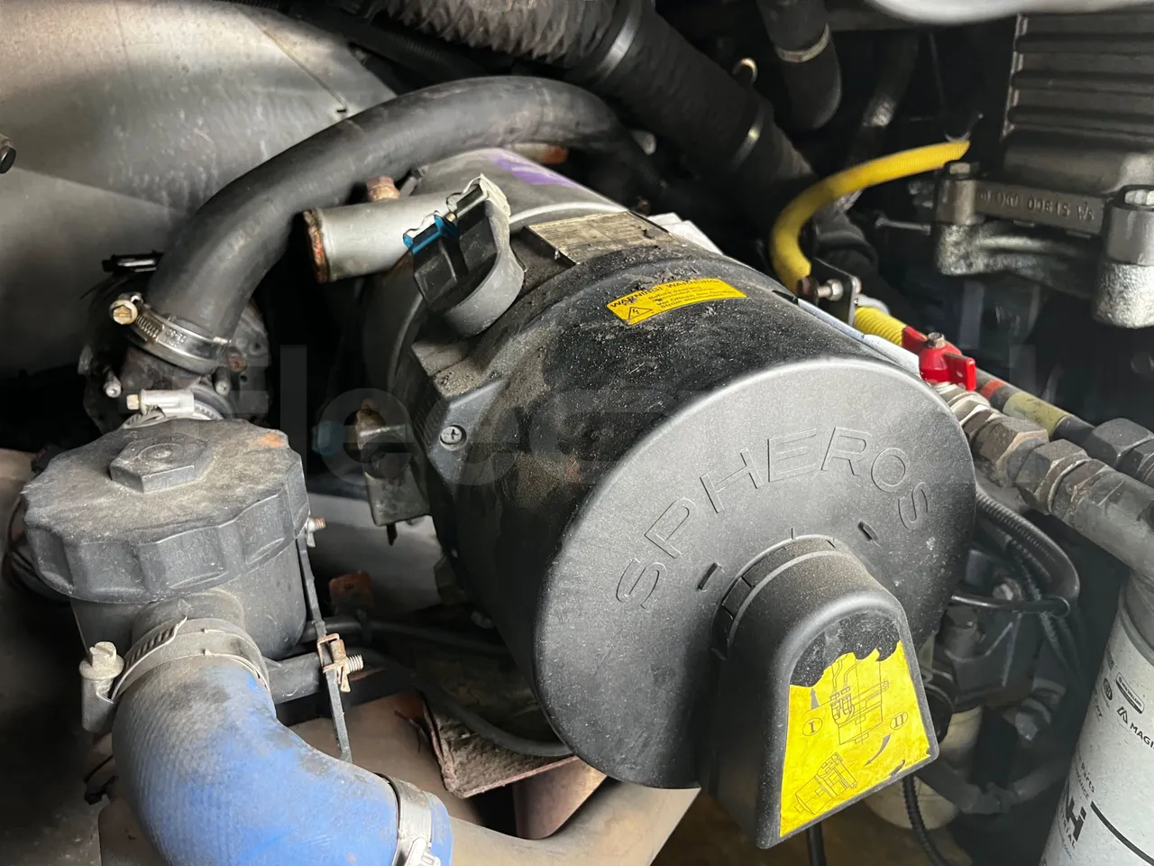 Iveco Magelys - preheater webasto photo
