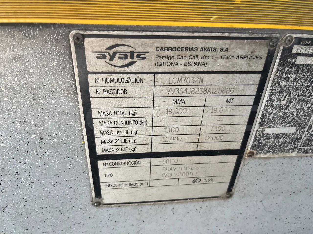 Volvo B9 - Vin
