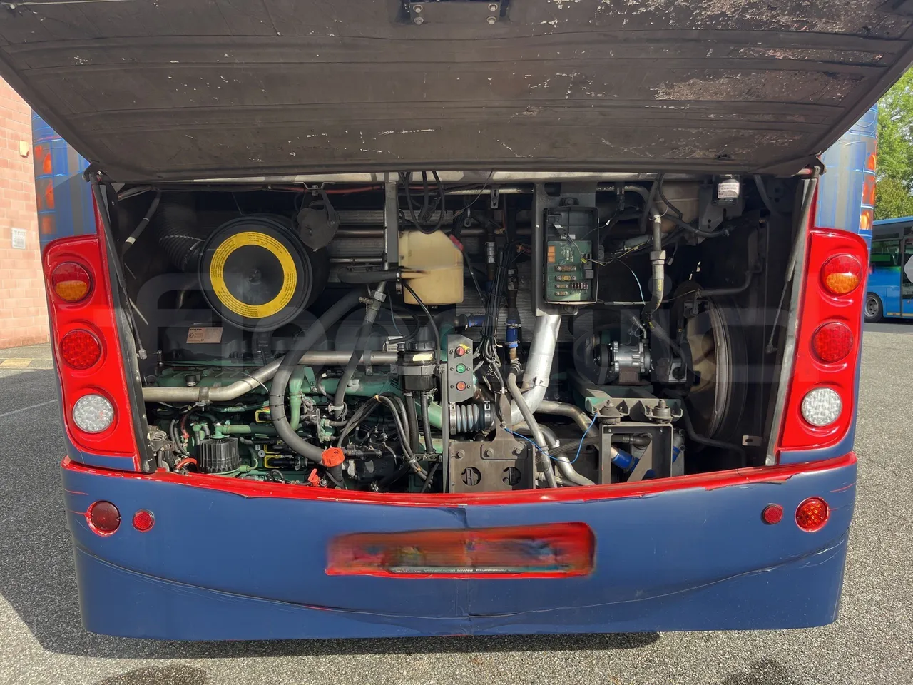 Volvo B9 - Rear Hatch Open