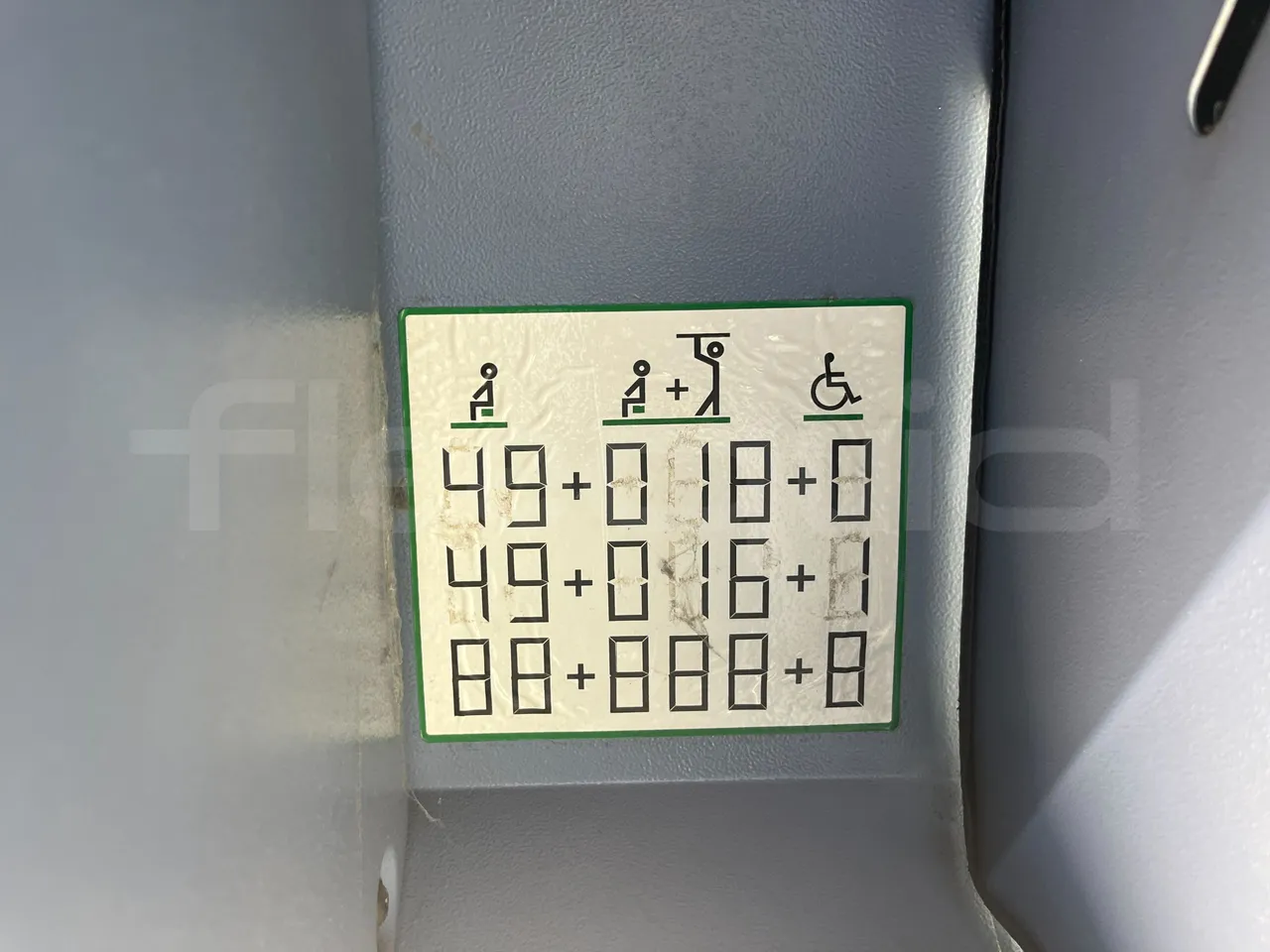 Iveco Arway - seat plate photo