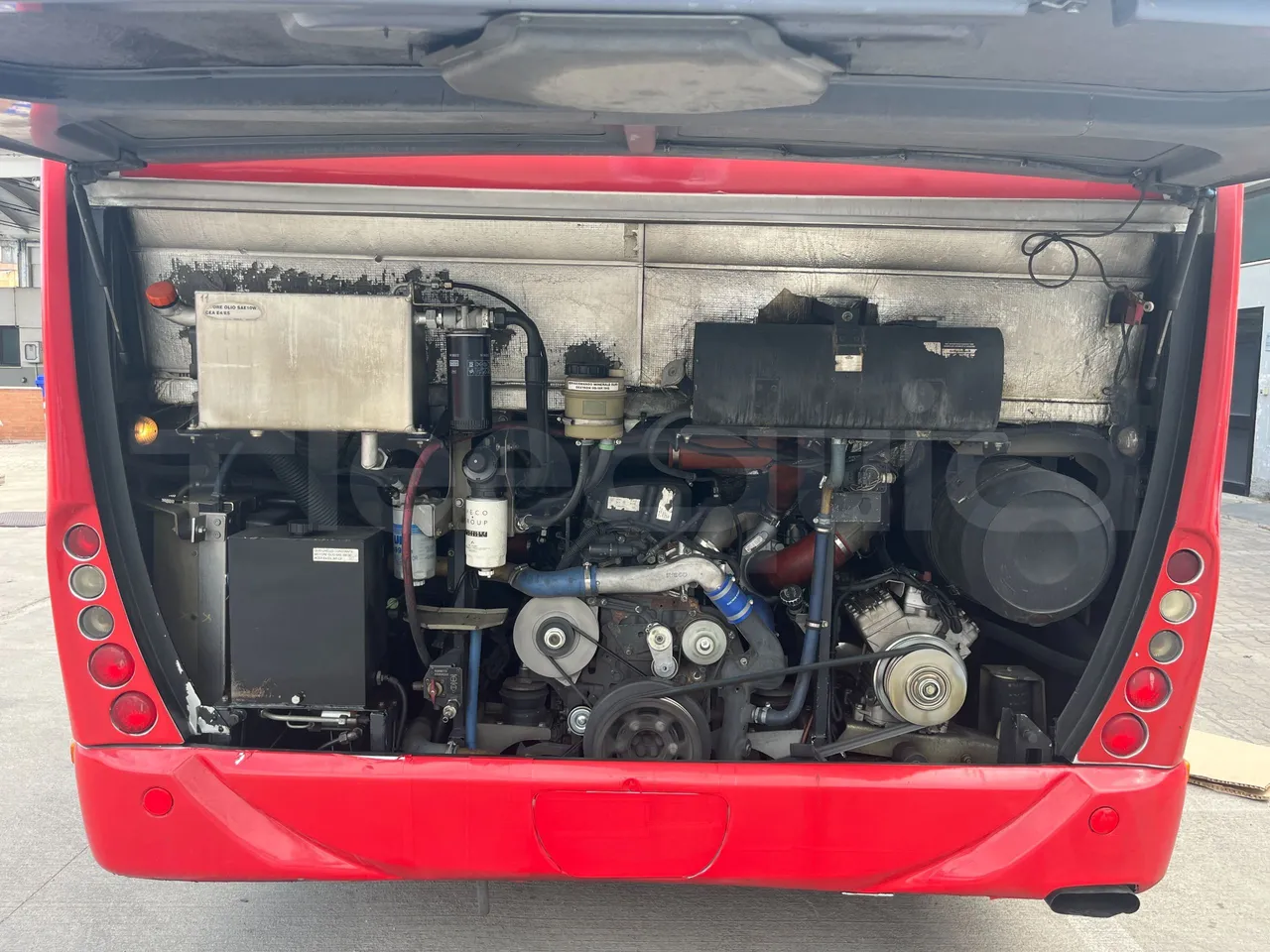Iveco Arway - rear hatch open