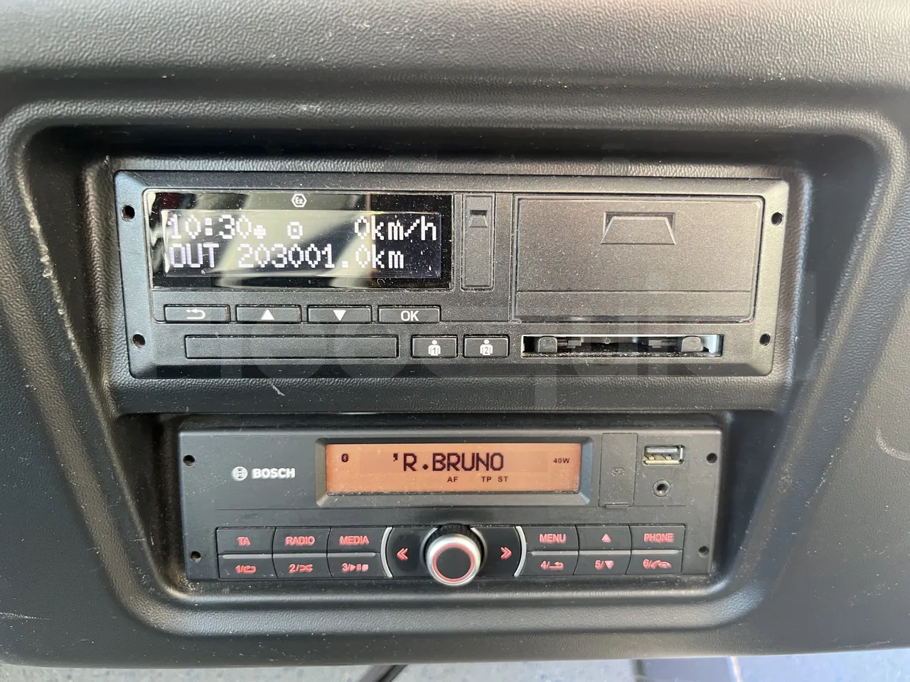 Scania Citywide - Tachograph