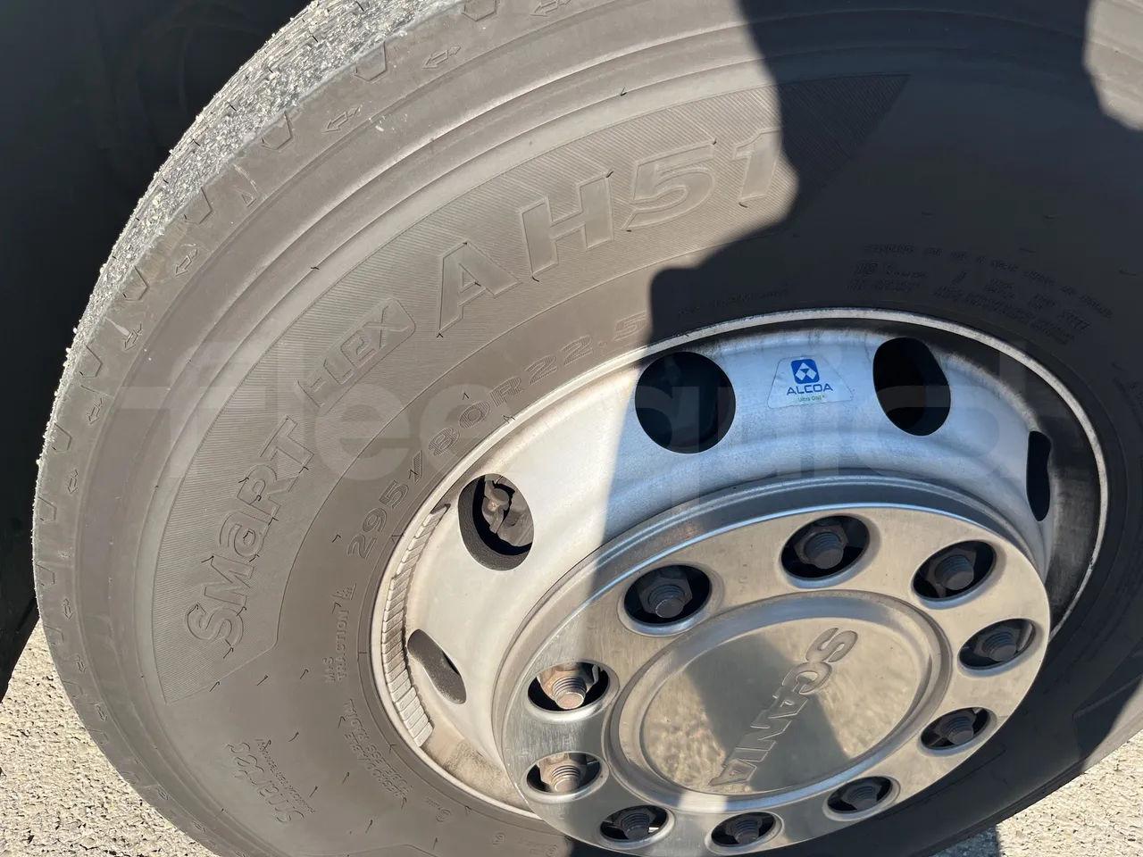 Scania Citywide - First Axle Left Side: Tyre Size