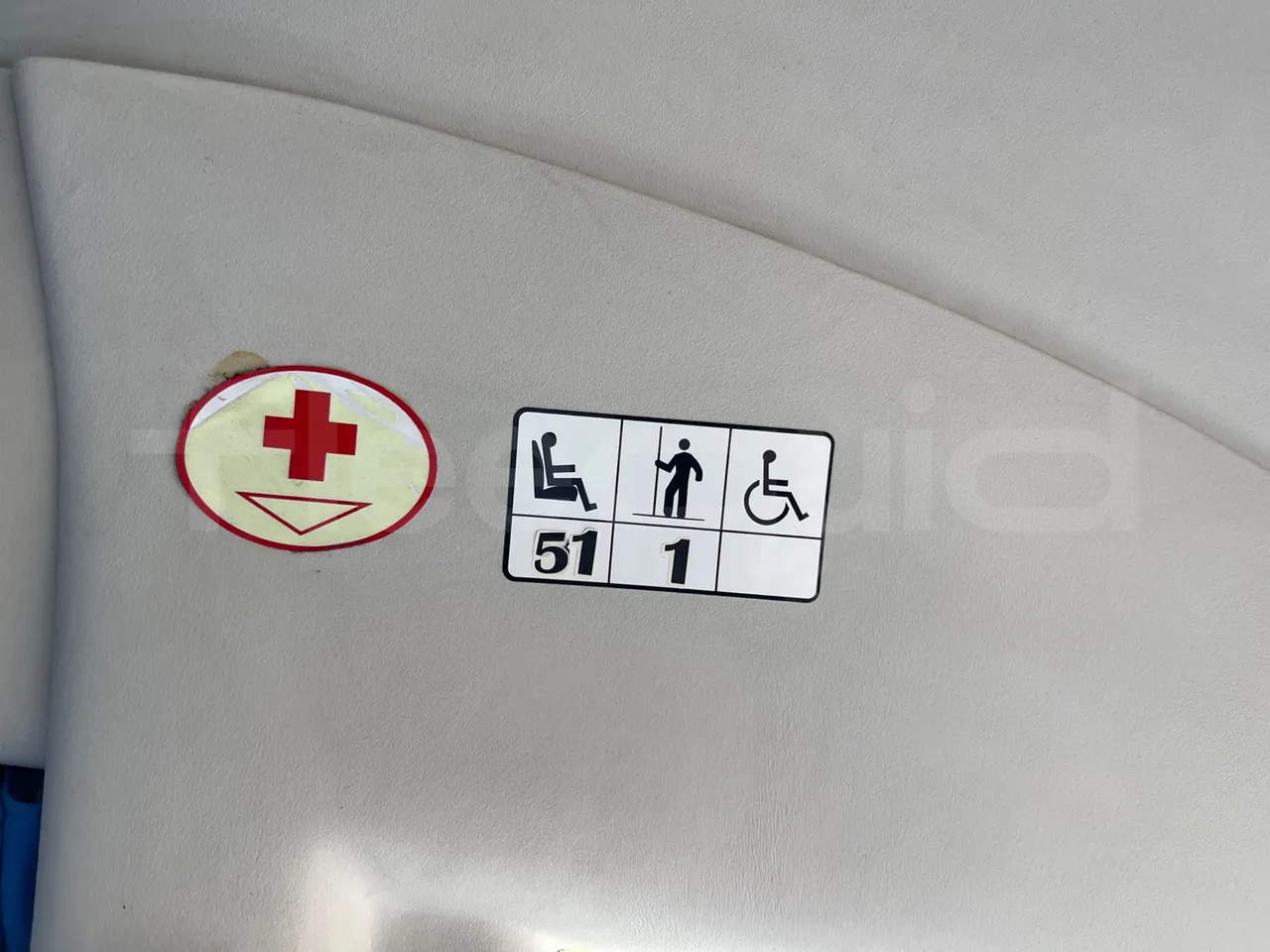 Irizar Scania K440 - EUR5 -324kW -12.2m - seat plate photo