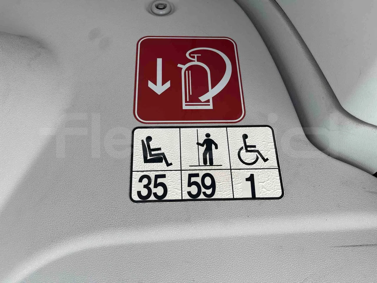 Mercedes-Benz Citaro - Seats Plate