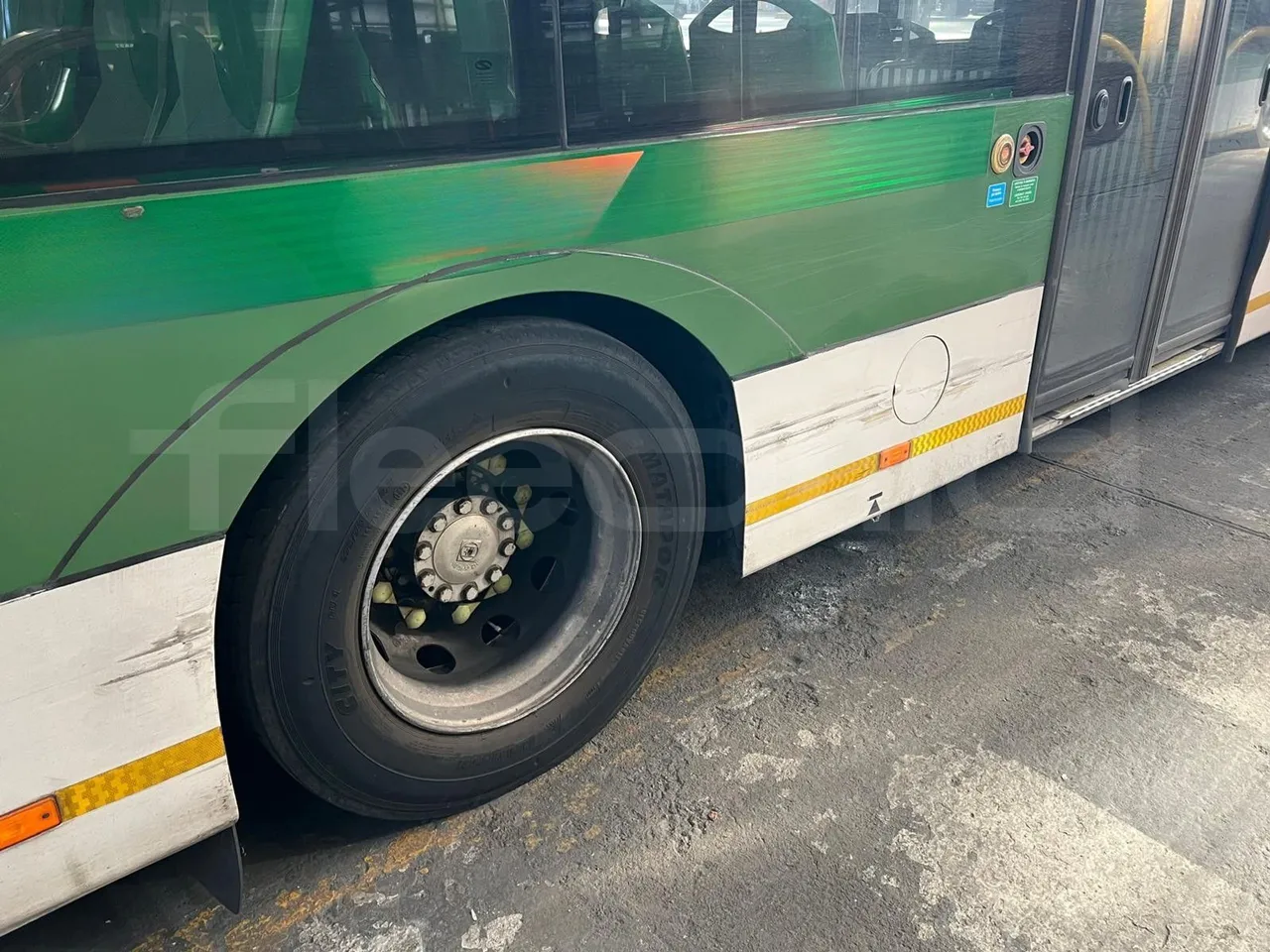 Solaris Urbino 12-EUR6 - front left tire measurements