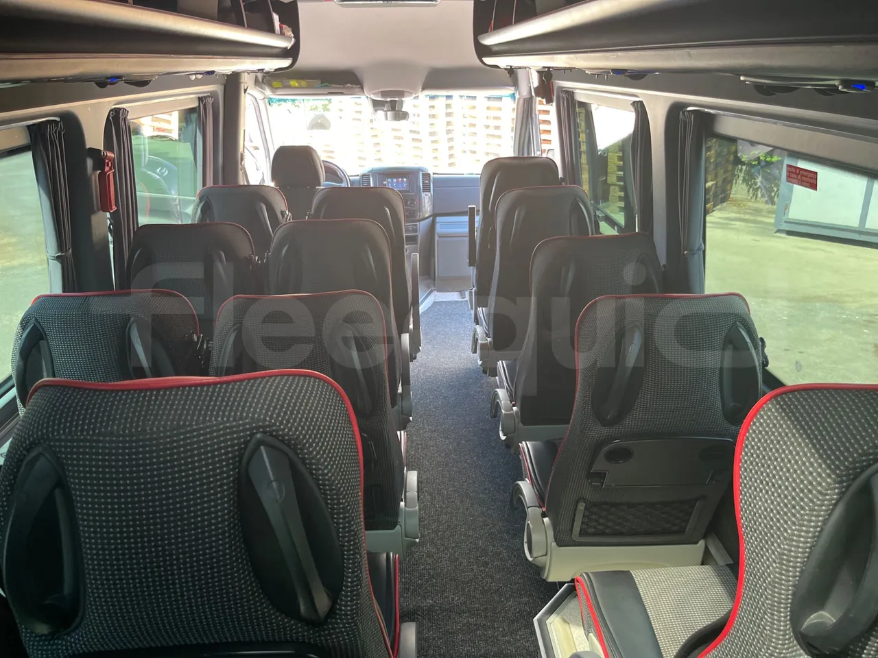 Mercedes-Benz Sprinter 906BB55 - EUR6 - 140kW - 7.765m - forward view all seats last row height