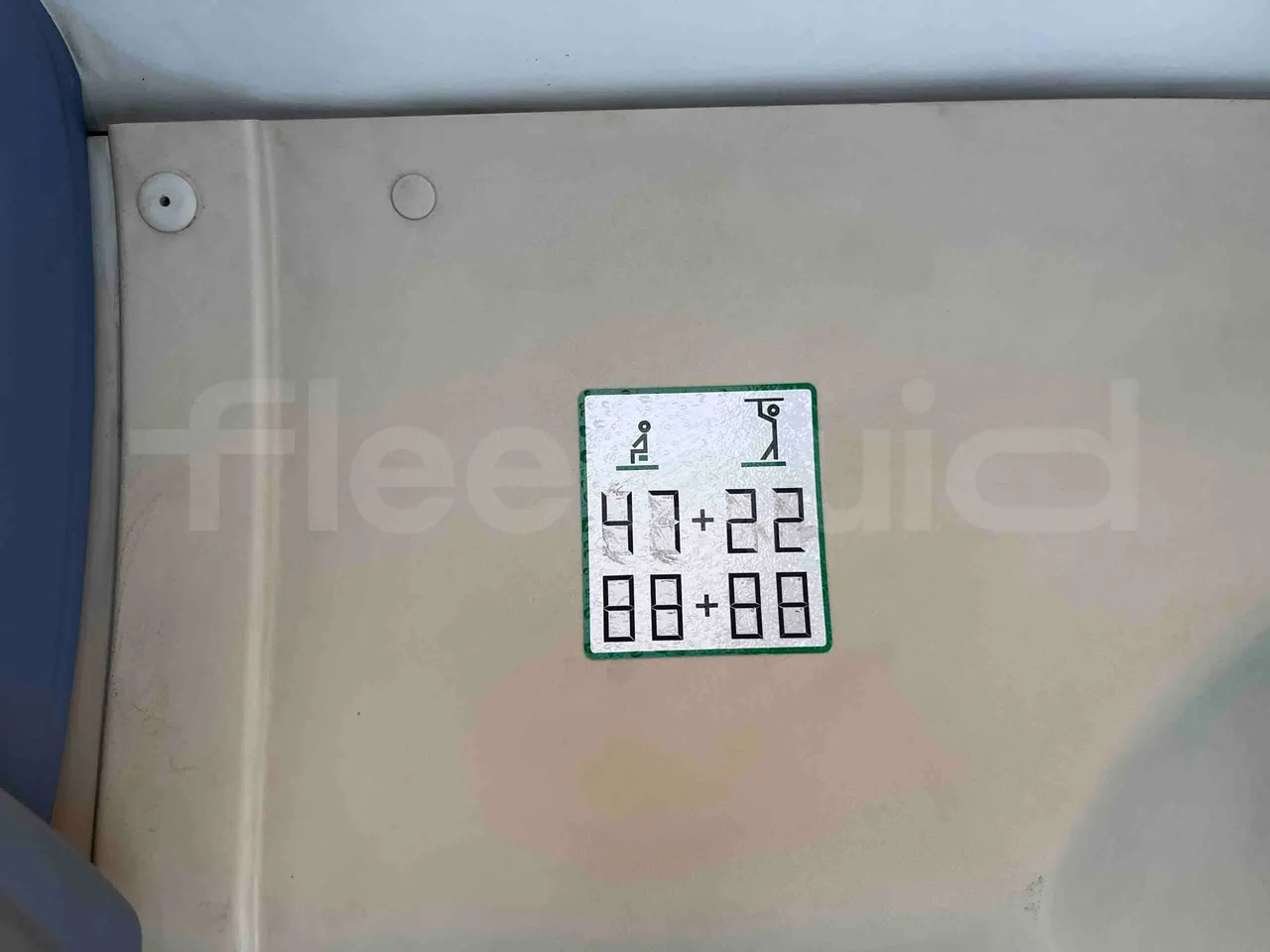 Iveco Crossway SFR160 - Euro 5 - 280 Kw - 10.655mt - seat plate photo