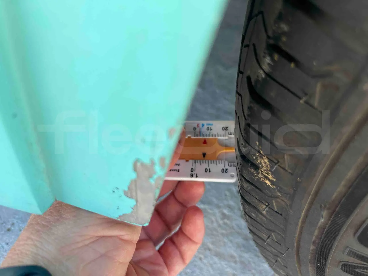 Tianjin Brother Tourist Train YLG 20V3 - rear left tire photo
