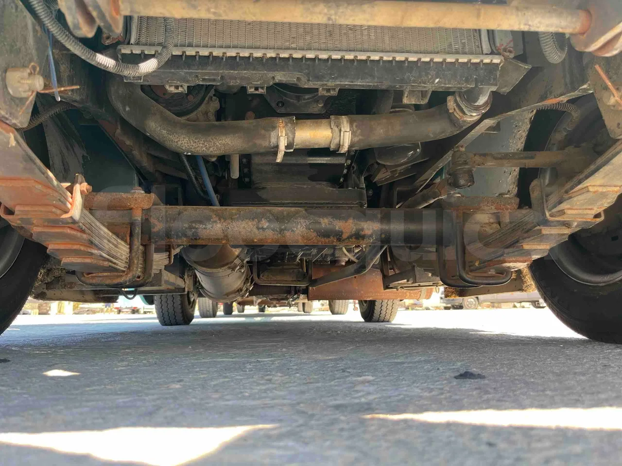 Tianjin Brother Tourist Train YLG 20V3 - front undercarriage from front