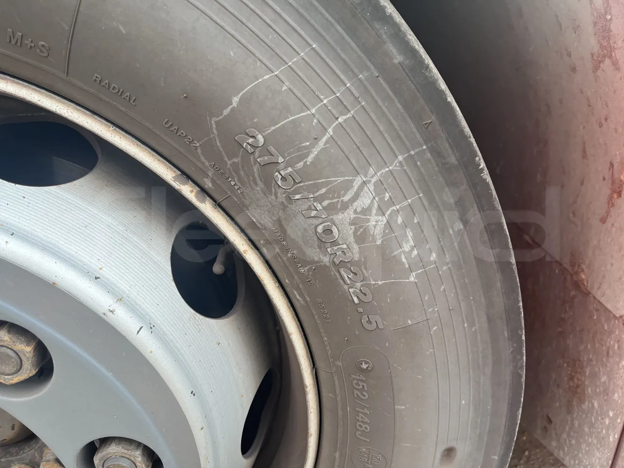 Iveco Heuliez Gx117 - First Axle Left Side: Tyre Size