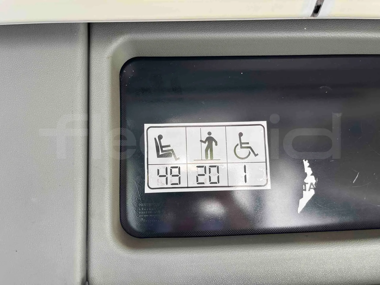 Mercedes-Benz Integro - Seats Plate