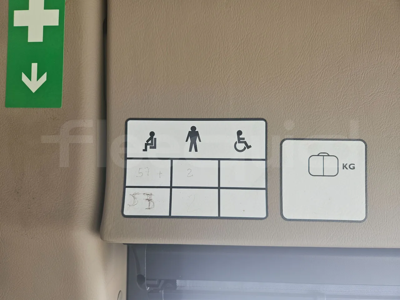 Iveco Magelys SFR2XX - Euro6 - 12,83m - 294kw - seat plate photo