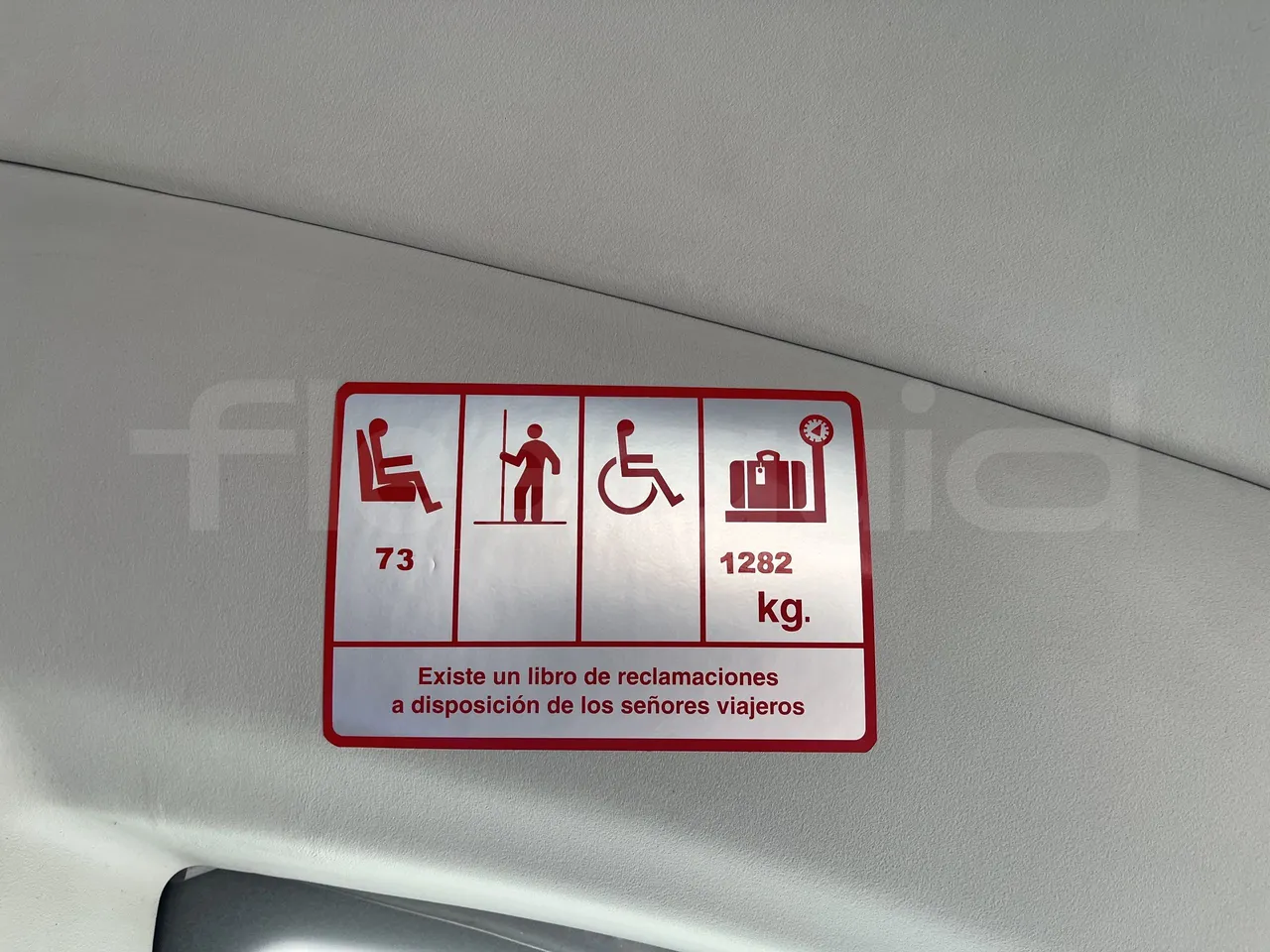 Irizar i6s - Seats Plate