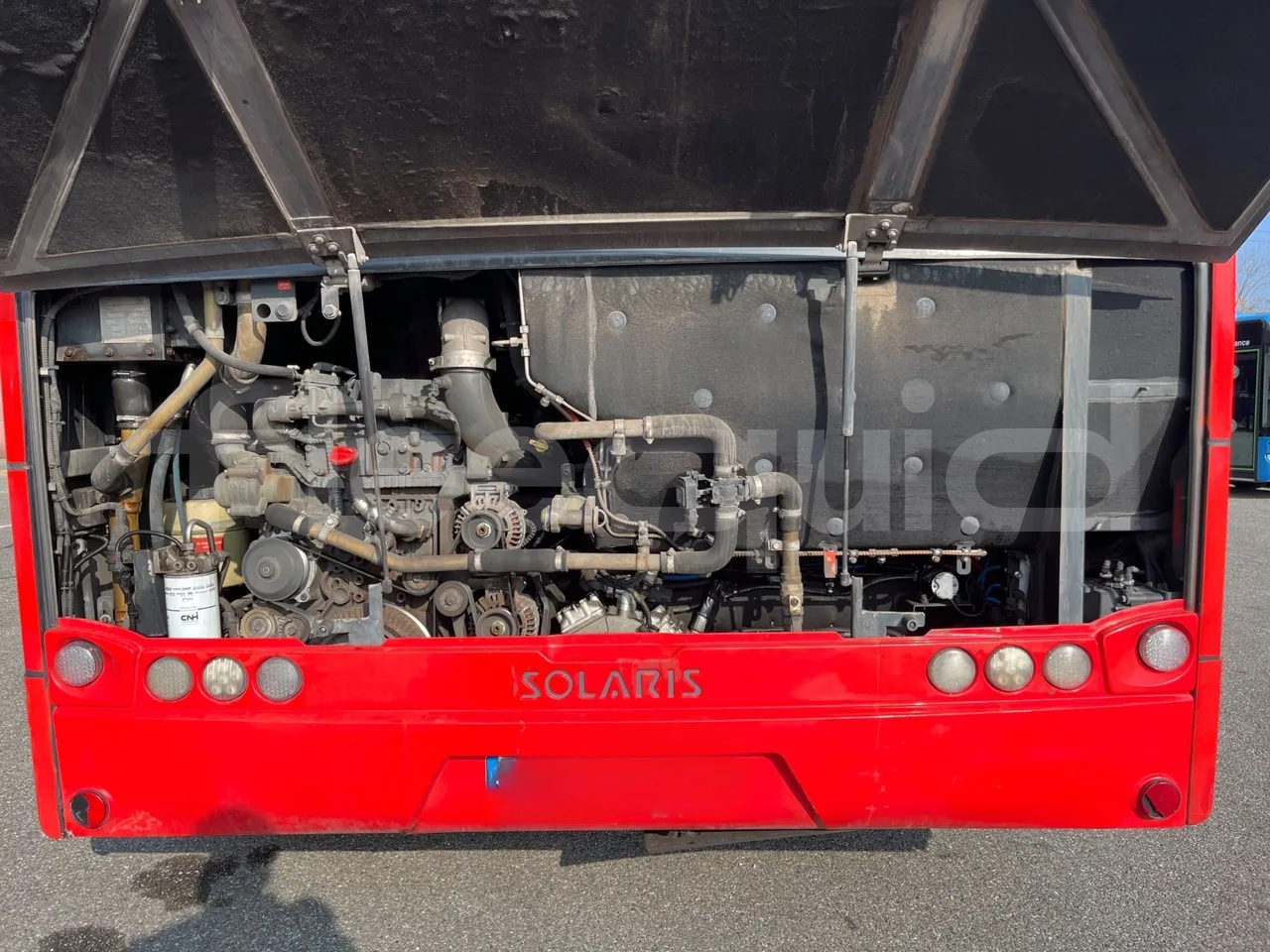 Solaris Urbino 12 - Euro6 - 240kW - 12mt - rear hatch open