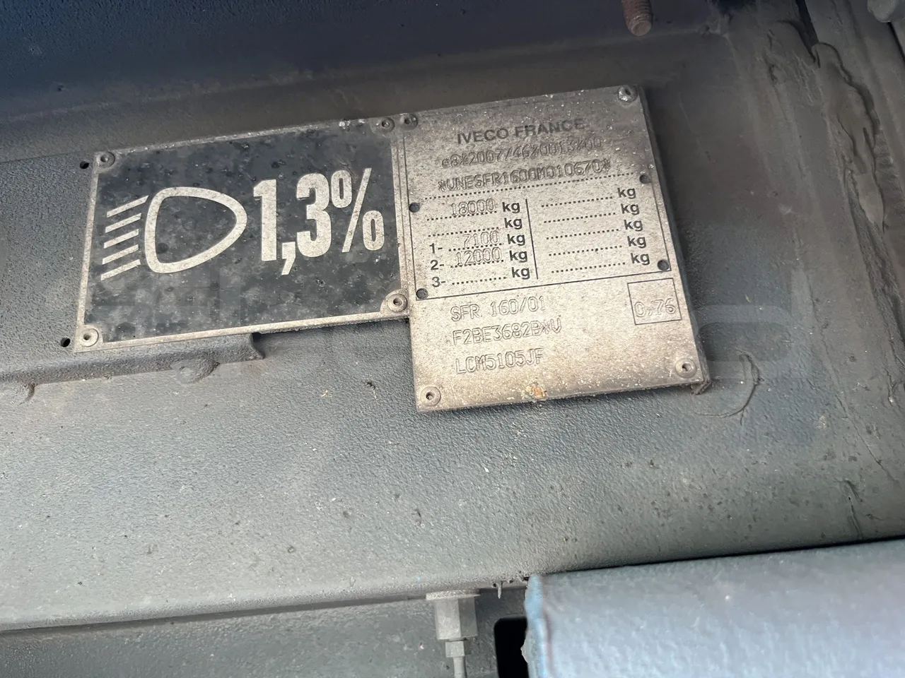 Iveco Crossway - Vehicle Plate