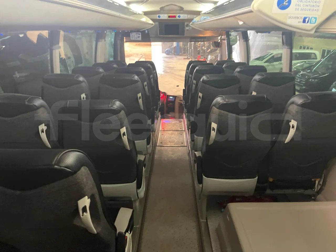 Volvo B12B 4X2 DH12E420 - Euro 4 - 309 kW - 12.200 mt - forward view all seats last row height