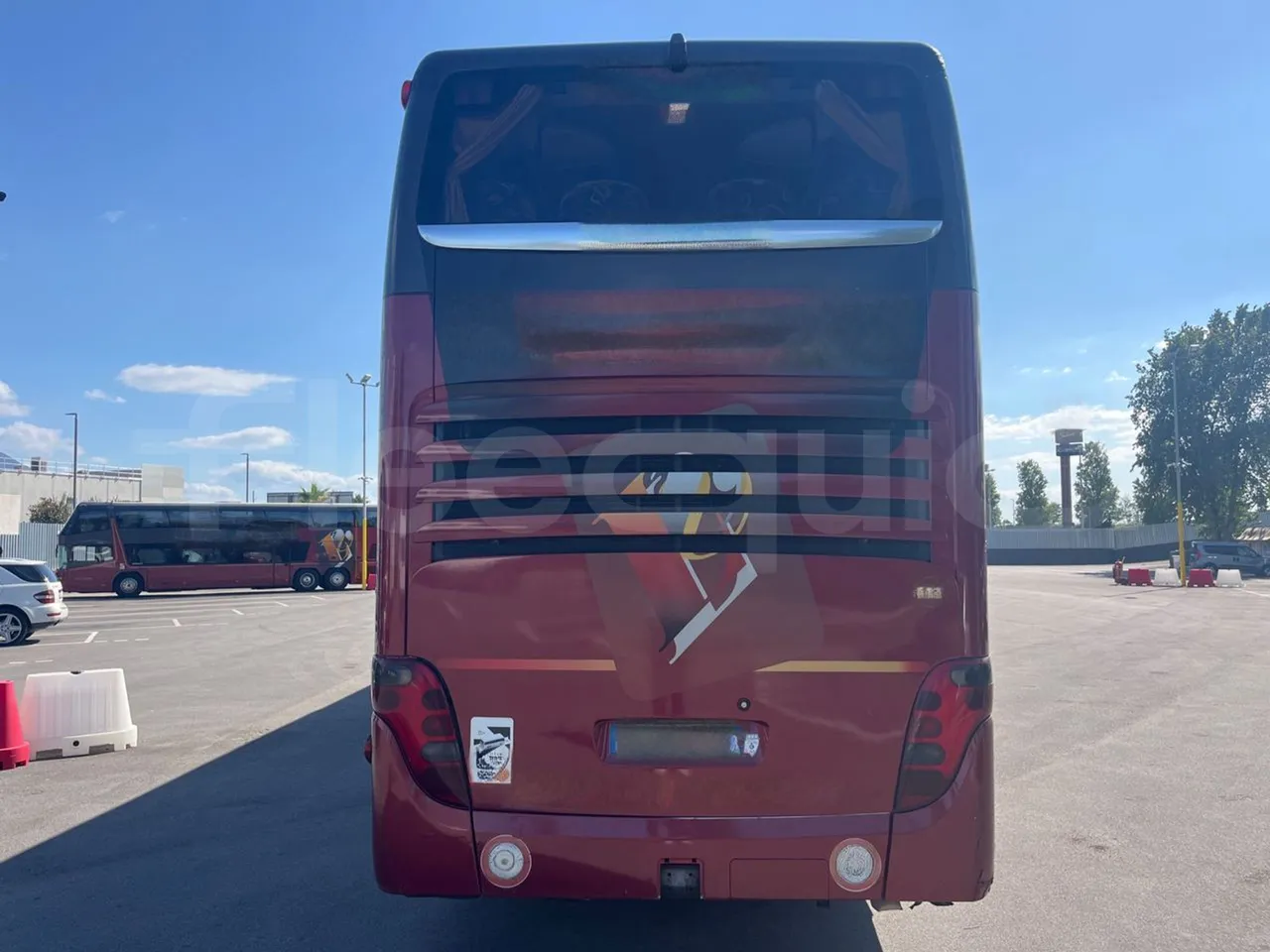 Setra S431 DT-E3/ Euro 3 - 370 Kw - 13.890 Mt - rear hatch closed