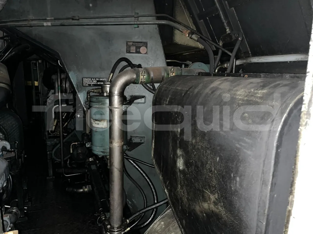 IMPA - Catania De122 DE122 - Euro0 - 610kW - 15.800mt - reverse view middle aisle